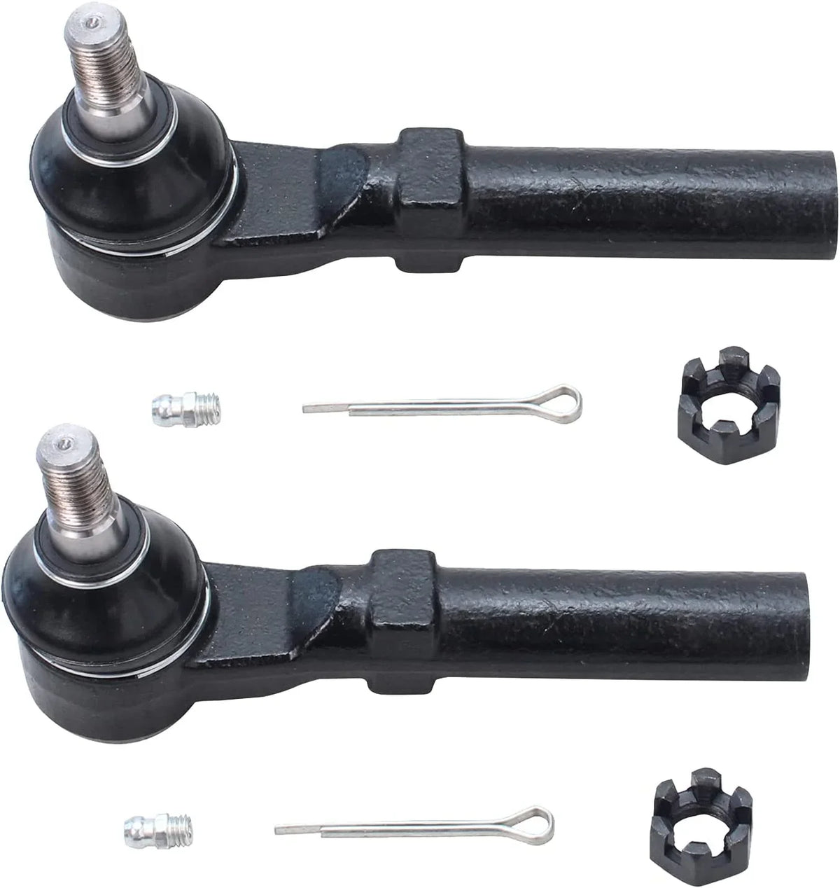 Detroit Axle - 3pc Rack and Pinion Kit for 1994-2004  Mustang, 1 Power Steering Rack and Pinion Assembly 2 Outer Tie Rods1995 1996 1997 1998 1999 2000 2001 2002 2003 Replacement