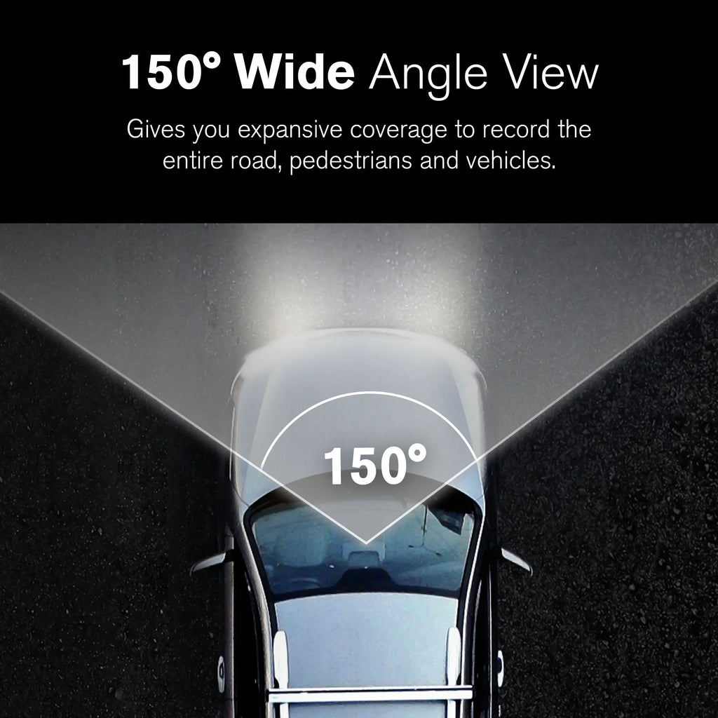 G-Sensor Technology with Park and Record Mode. Yada 4K Roadcam Pro GPS with App, 150 Degree Wide Angle Lense, 3" LCD Screen, UHD Resolution High Dynamic Range for Day/Night