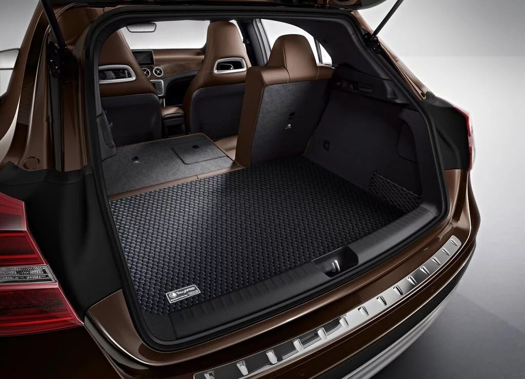 ToughPRO - Trunk Mat suitable with  Camry - All climate Heavy Duty (Made in USA) - Black Rubber - 2008