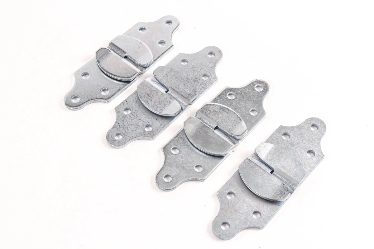 Red Hound Auto Qty 8 Straight Brackets Wood Sides Stake Body Utility Latch Rack Gate Trailer 8pc Panel Connector