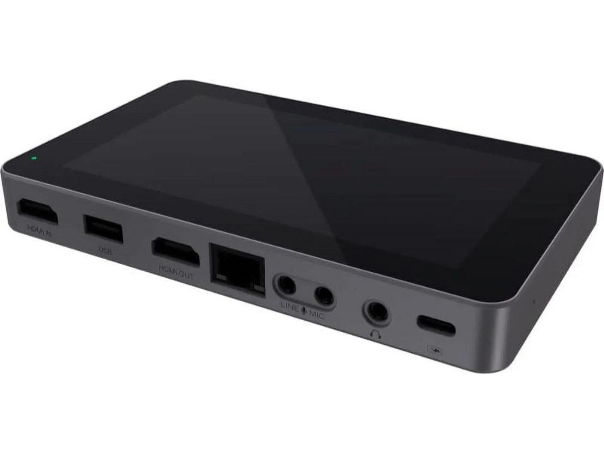 YOLOLIV YOLOBOXMINI YoloBox Mini Ultra-Portable All-in-One Smart Live Streaming Encoder/Monitor Bundle with 128GB Extreme PRO Memory Card and Pearstone 6' HDMI Cable