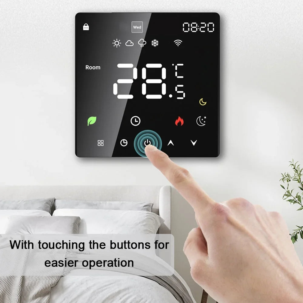 Andoer Thermostat,liquid Device With Display Temperature moisture Lcd Temperature liquid Device WeeklyAmmableAmmable Function Dalynn L Display