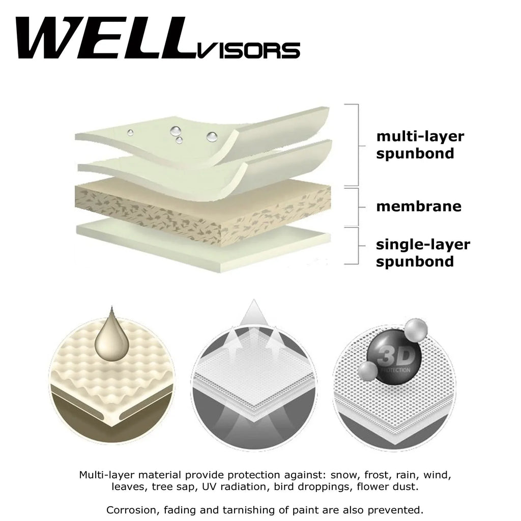 WellVisors All elements Car wrap For 2002-2010 Lexus SC Convertible