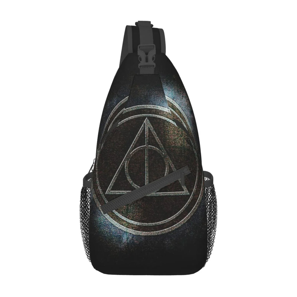Harry Potter Deathly Hallows Sling Bag Crossbody Backpack Chest Bags Diagonally Travel Daypack For Women Men Adults Teen