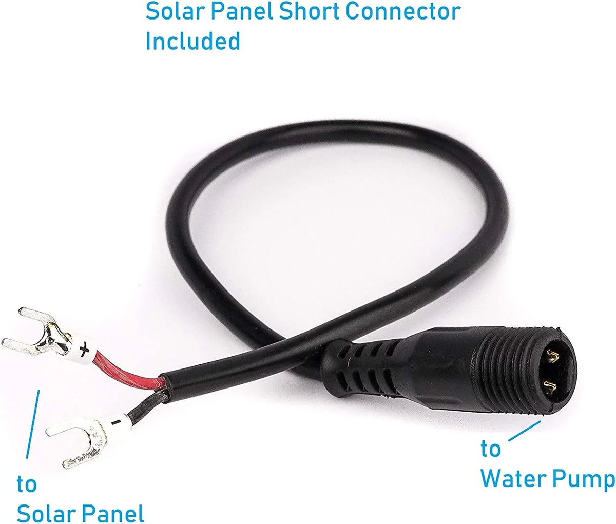 12V - 24V DC Brushless Submersible liquid Pump, 410GPH, for Solar Fountain, Fish Pond, and Aquarium 410GpH 1 Pack