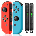 Bonadget Joypad for Nintendo Switch Controller, Wireless Joy-con Controller for Switch/Oled Joy-con Remote Controller with Wake-up Function Support Motion Control/Dual Vibration