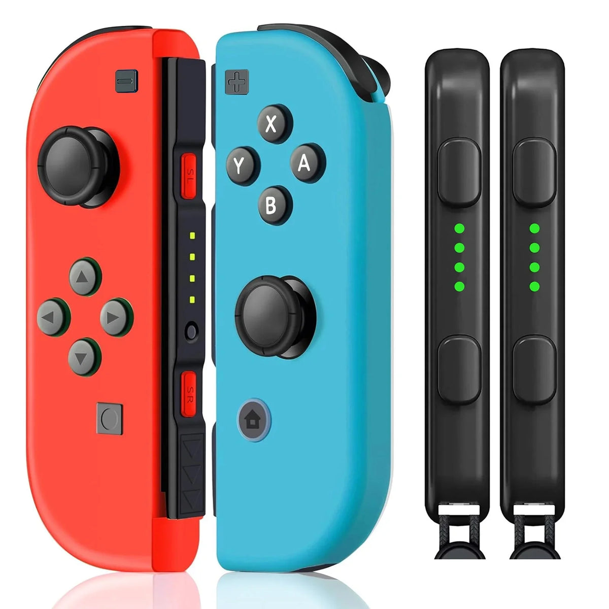 Bonadget Joypad for Nintendo Switch Controller, Wireless Joy-con Controller for Switch/Oled Joy-con Remote Controller with Wake-up Function Support Motion Control/Dual Vibration