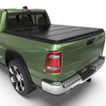 Ledkingdomus 8 ft 96.3" Bed Tonneau wrap Soft Quad-Fold for 2002-2023 Dodge Ram 1500 2500 3500