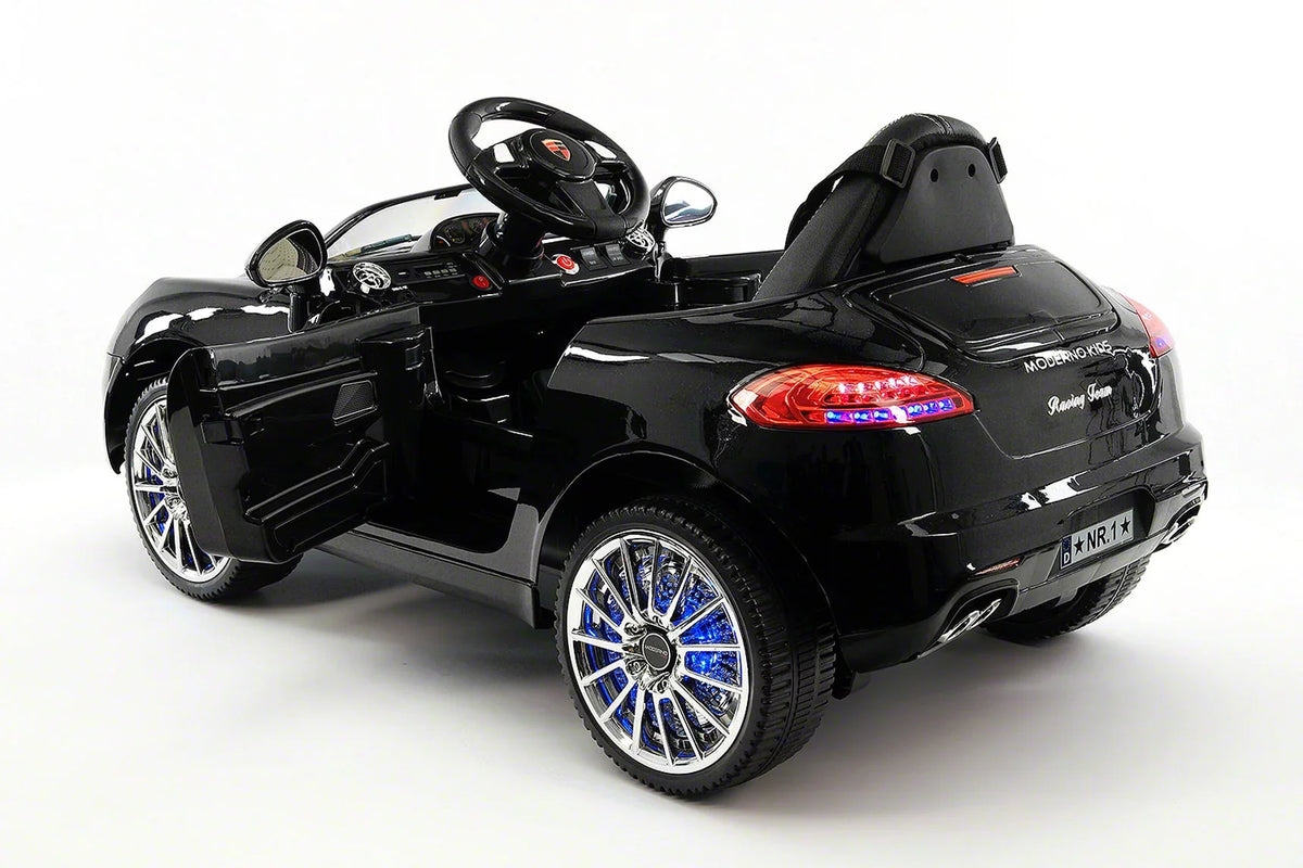 Kiddie Roadster 12V Kids Electric Ride-On Car with R/C Parental Remote | Black Metallic