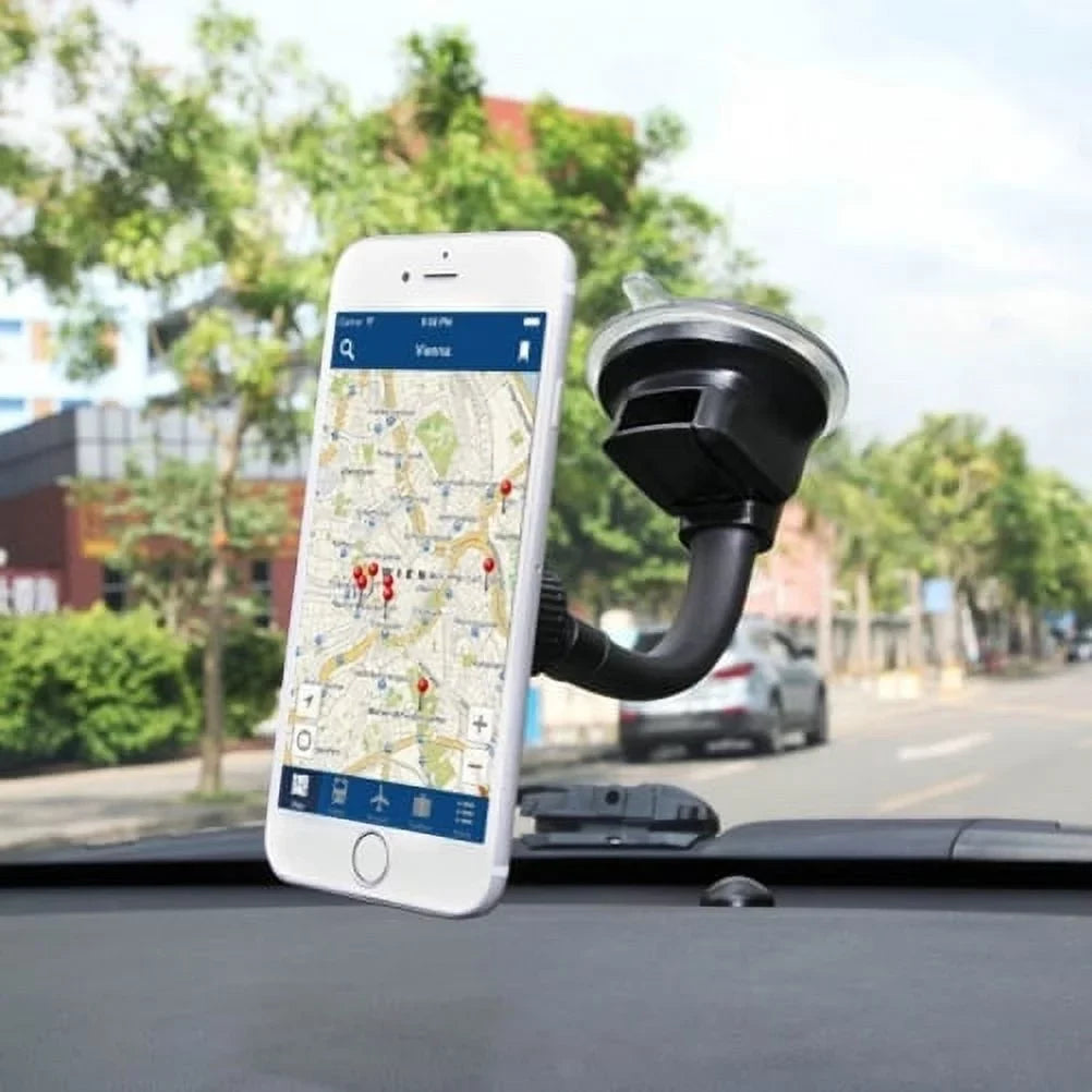 Holder Magnetic Car Mount Dash Windshield Gooseneck N7Q for Nubia Red Magic 3 / 3S - OnePlus 6, 6T, 7T, 7 Pro -  Phone 2 - RED Hydrogen One -  Galaxy Sky S9 Plus, S8 Plus S7