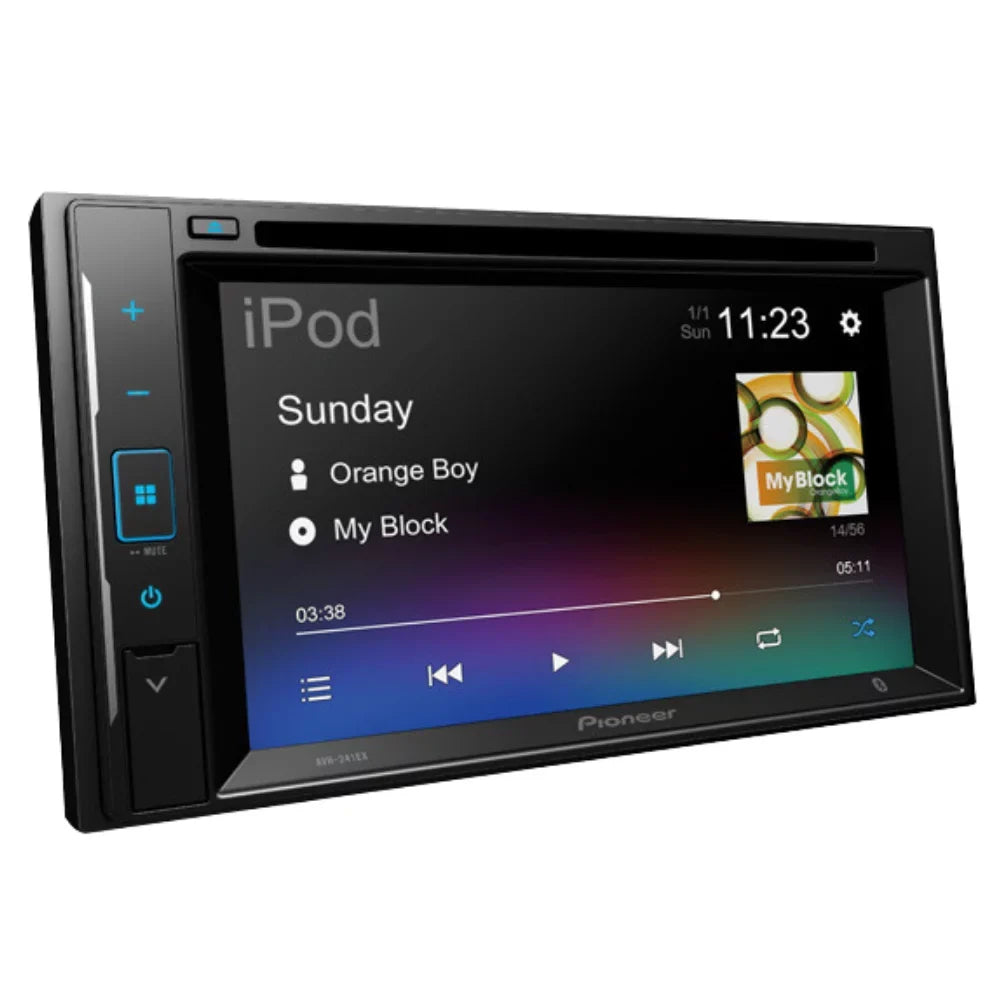 KIT395 Bundle with Pioneer Multimedia DVD Car Stereo and Installation Kit - for 2004-2008  F-150 /Bluetooth Touchscreen Radio - Backup Camera, Double Din Mounting Kit