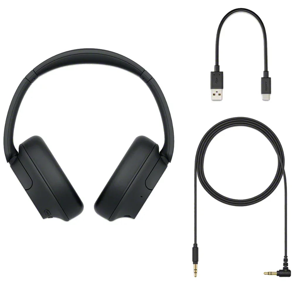 WH-CH720N/B Wireless Noise Cancelling Headphone Black Bundle with 3 YR CPS Enhanced Protection Pack