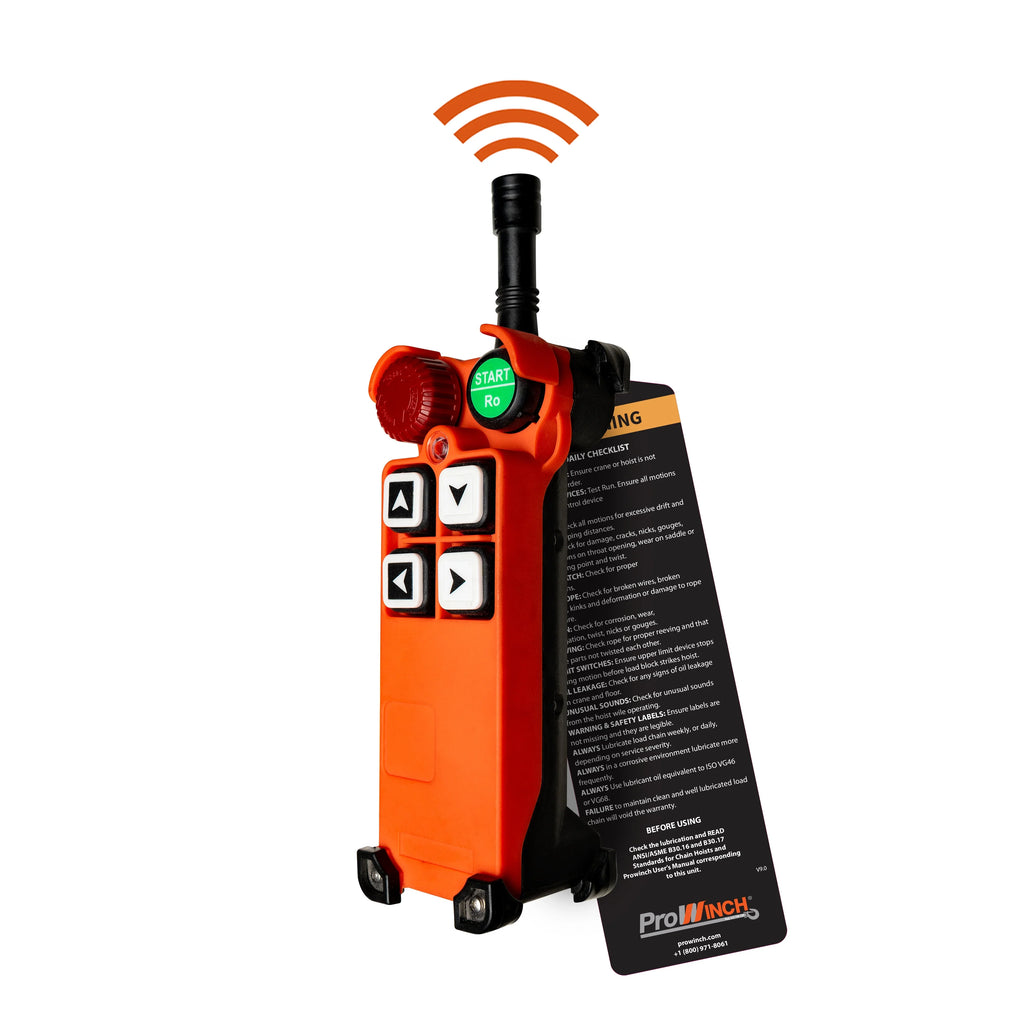 G80 Chain Wireless 120V. Prowinch 1 Ton Electric Chain Hoist 20 ft