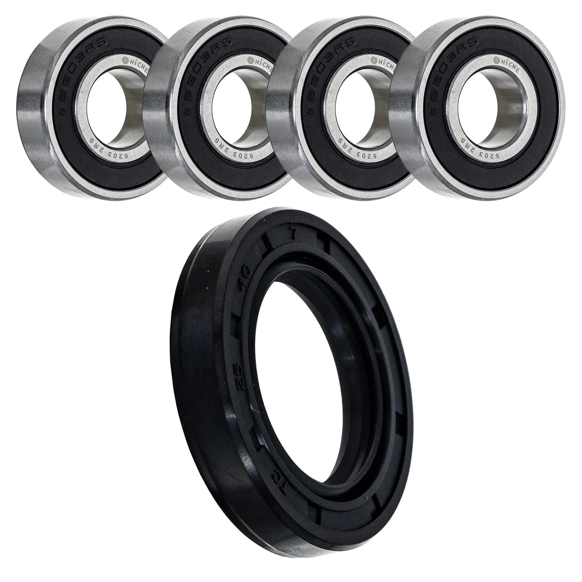 Niche Wheel Bearing Seal Kit for Yamaha IT250 TT500 SR500 6203-2RS MK1009125