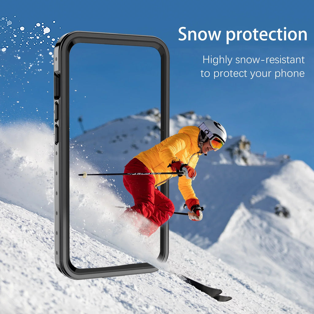 SaniMore for iPhone 14 Pro Max 6.7" 2022 Case with Built-in Screen Protector Dustproof Strong Drop immune Full Body Protective Waterproof wrap for iPhone 14 Por Max 6.7 2022, Clear