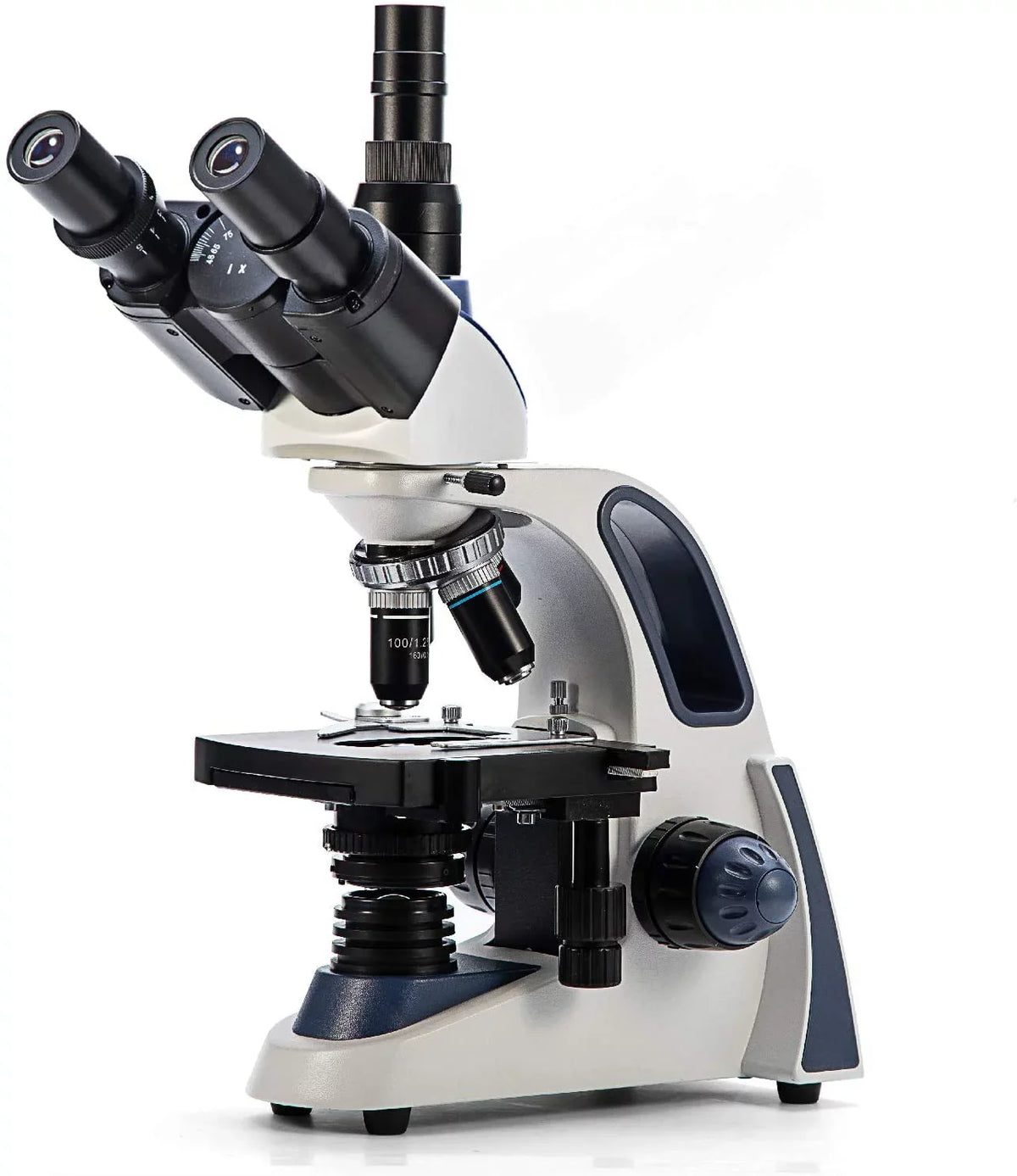 Swift SW380T 40X-2500X Magnification, Siedentopf Head, Research-Grade Trinocular Microscope Compound Lab with Wide-Field 10X/25X Eyepieces, Mechanical Stage, Ultra-Precise Focusing, Camera-appropriate