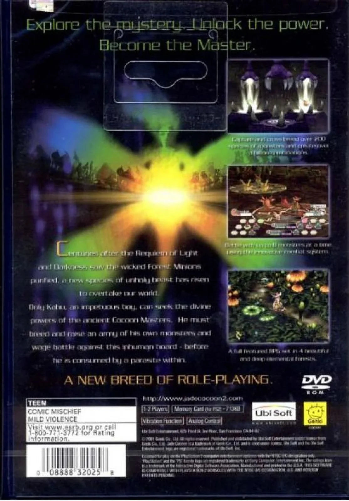 Restored Jade Cocoon 2 ( PlayStation 2, 2001) RPG Game (Refurbished)