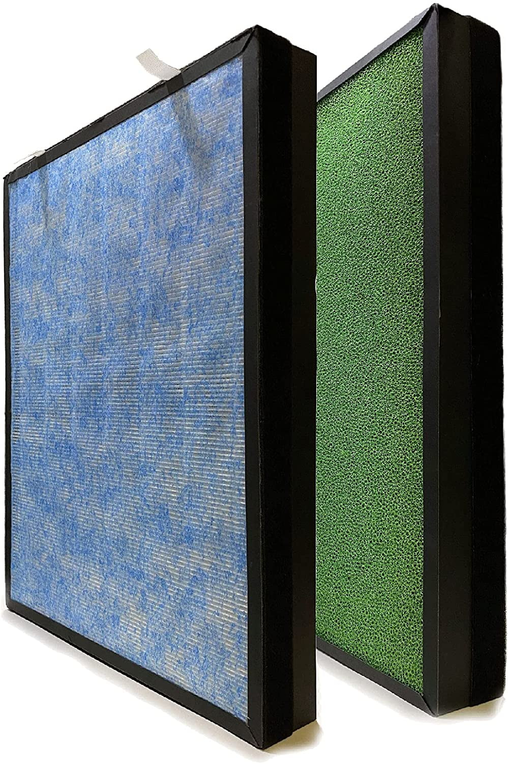 Nispira 4-in-1 True HEPA Activated Carbon Replacement Filter appropriate with HSP002 Smart 2.0 Air Purifier, 2 Packs