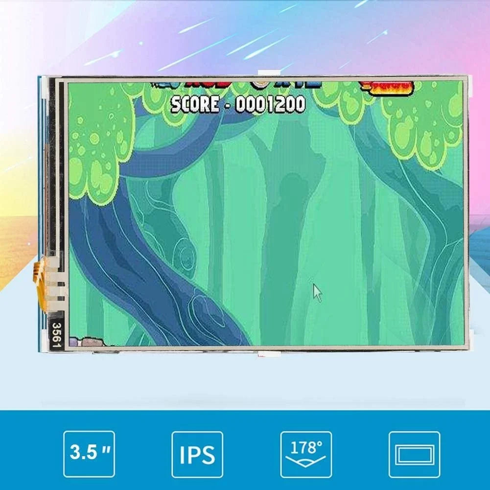 Raspberry Screen, 3.5 inch 480x320 TFT LCD Touch Screen HDMI Monitor for Raspberry Pi.