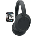WH-CH720N/B Wireless Noise Cancelling Headphone Black Bundle with 3 YR CPS Enhanced Protection Pack