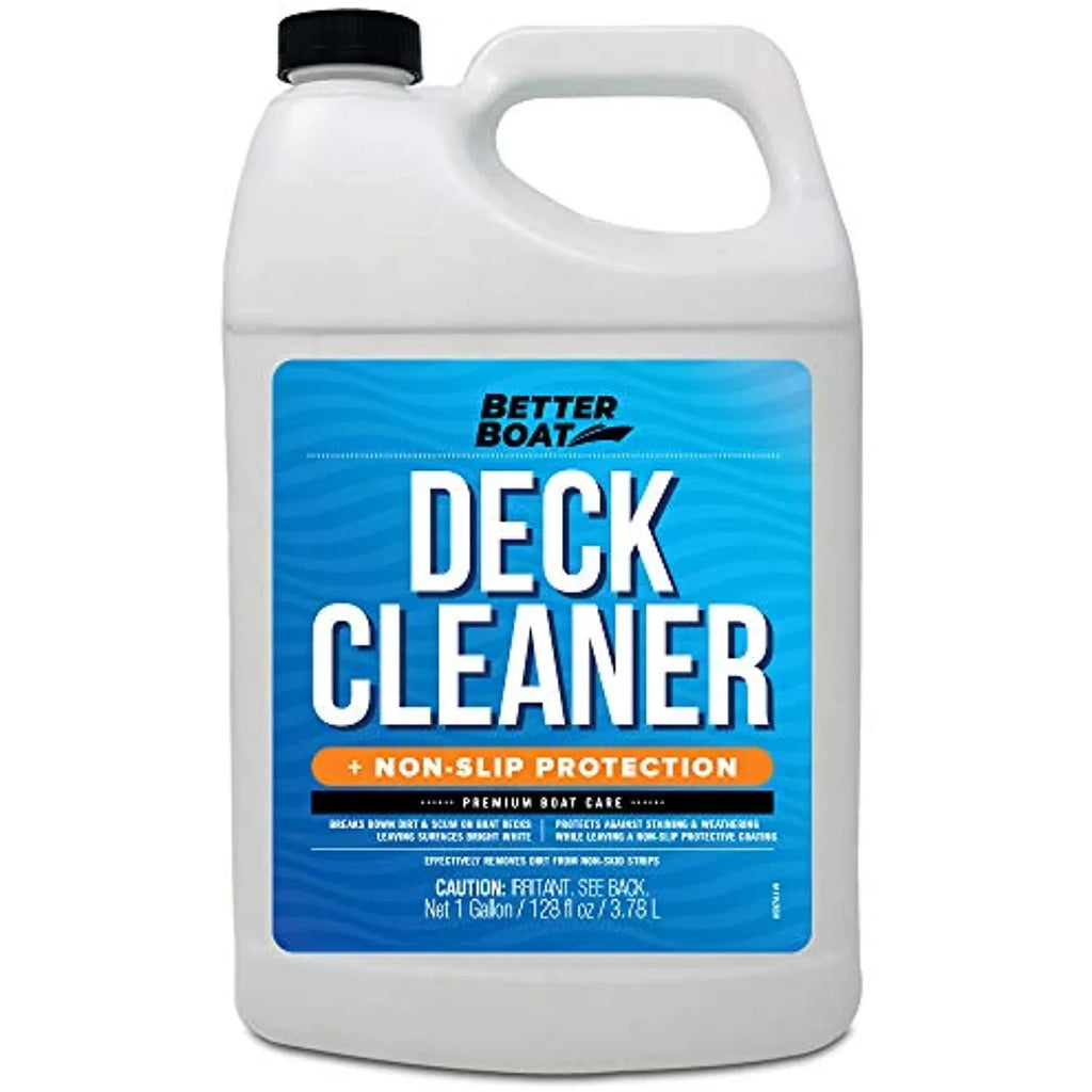 ship Non Skid Cleaner Deck Cleaner for craft Wash Soap Marine Grade Fiberglass Aluminum ship Cleaner to Clean Anti Stick Surface, Plastic, Vinyl Composite Floor & Hull Sealant Cleaning Supplies Gallon