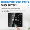 Andoer Thermostat,liquid Device With Display Temperature moisture Lcd Temperature liquid Device WeeklyAmmableAmmable Function Dalynn L Display