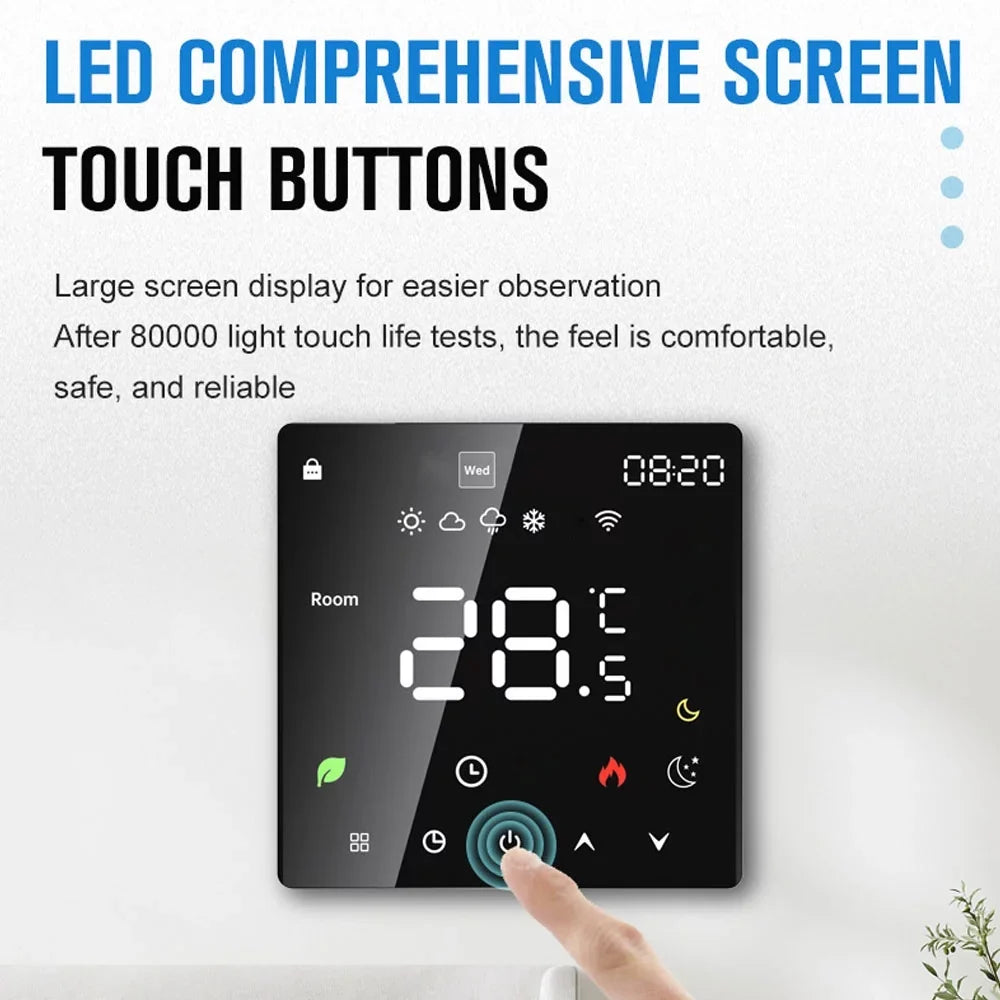 Andoer Thermostat,liquid Device With Display Temperature moisture Lcd Temperature liquid Device WeeklyAmmableAmmable Function Dalynn L Display