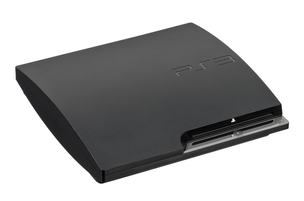 Restored  PlayStation 3 PS3 Slim 120GB Video Game Console Black Controller HDMI (Refurbished)