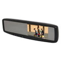 LCD Mirror with Glass Mount. Rear 4.3 in