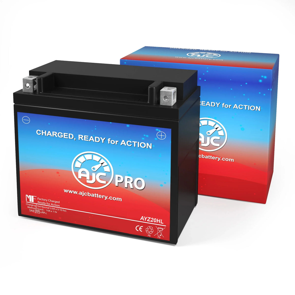 AJC Pro Battery appropriate with Bombardier GTx 550F 550CC Snowmobile Replacement Battery (2005-2008)