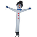 Jolly Jiggler Snowman Inflatable, White Wire. Gemmy 9070602 144 in