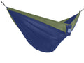 The Hamptons Collection 128" Blue and Dark Green Heavy Duty Lightweight Traveler’s Nylon Hammock