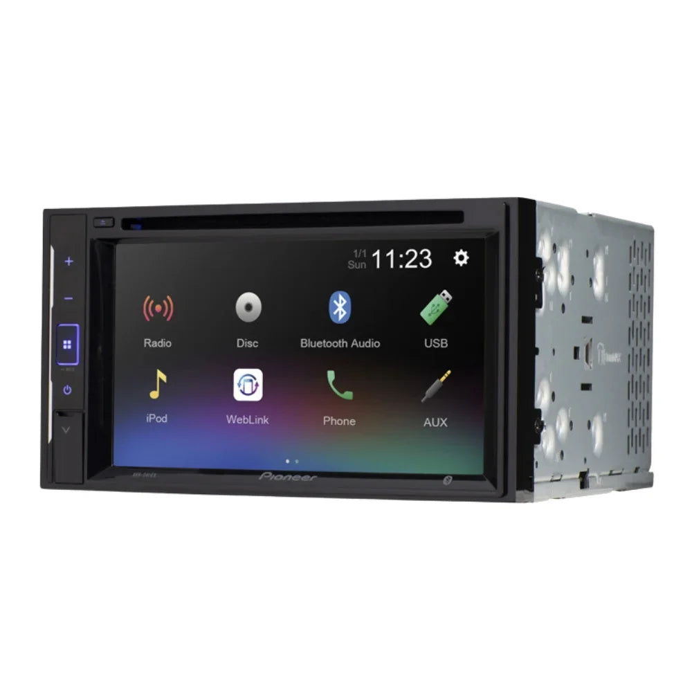 KIT395 Bundle with Pioneer Multimedia DVD Car Stereo and Installation Kit - for 2004-2008  F-150 /Bluetooth Touchscreen Radio - Backup Camera, Double Din Mounting Kit