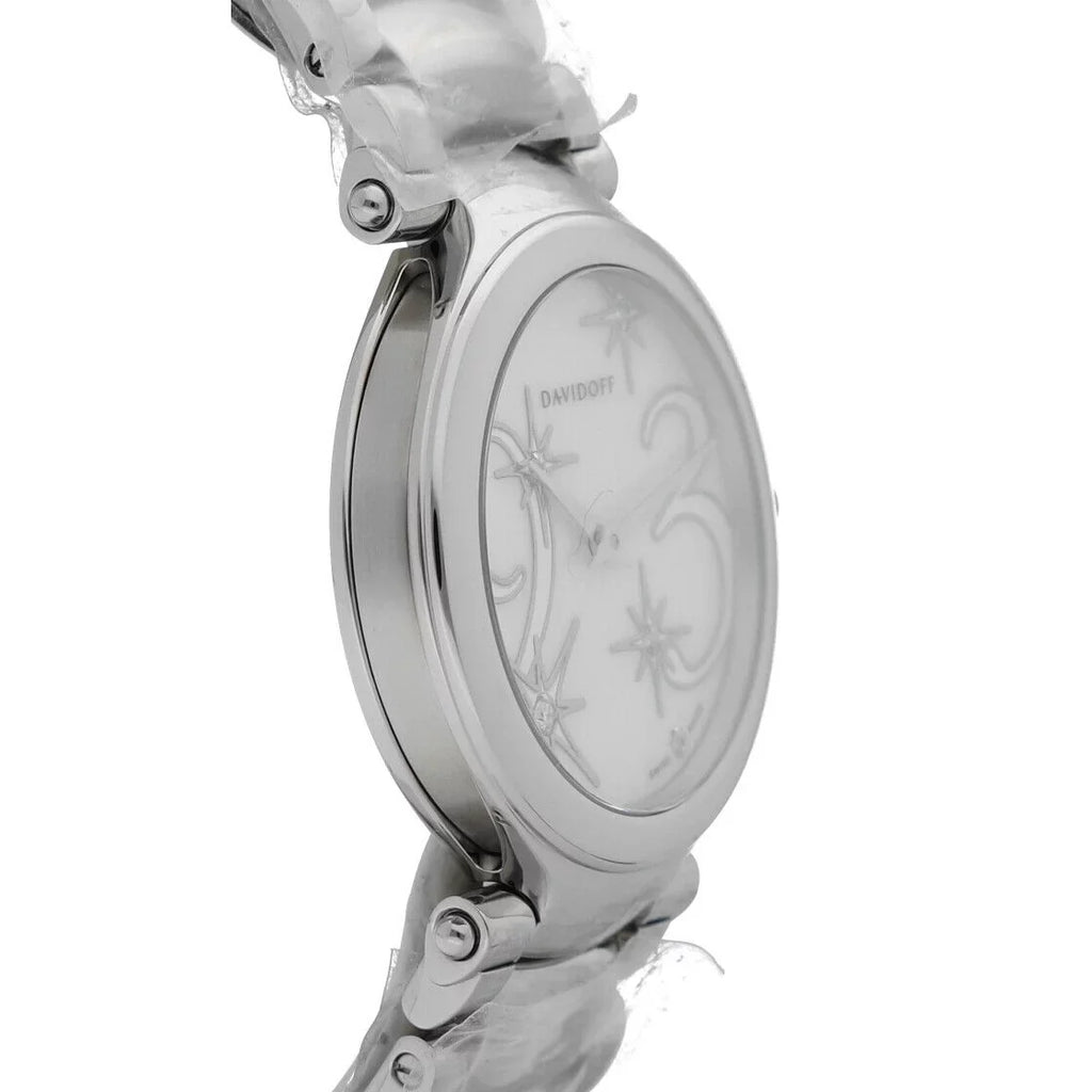 Davidoff 21156 Lady Mother of Pearl Stainless Steel 30mm Quartz Women's Watch