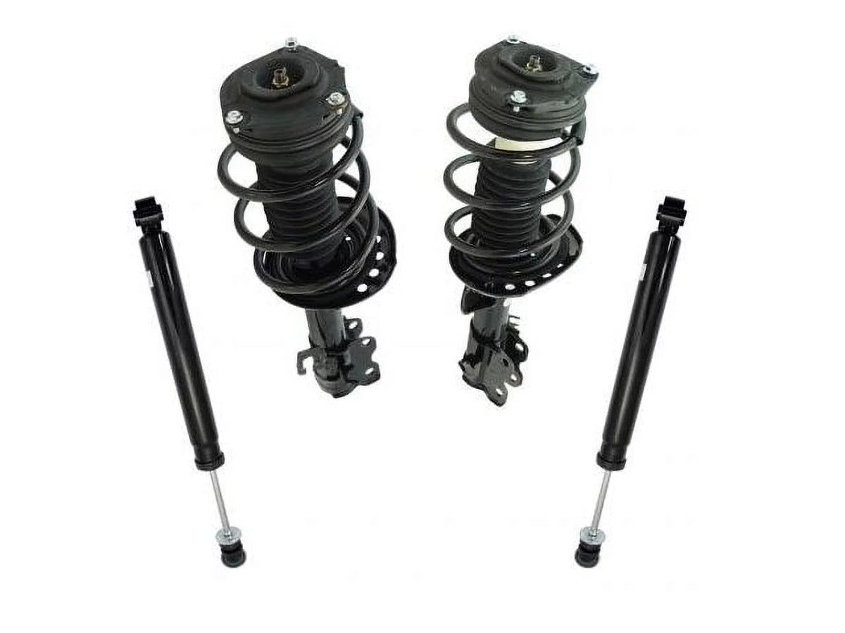 Front and Rear Shock Strut and Coil Spring Kit - 4 Piece - suitable with 2013 - 2018 Nissan Sentra 1.8L 4-Cylinder 2014 2015 2016 2017
