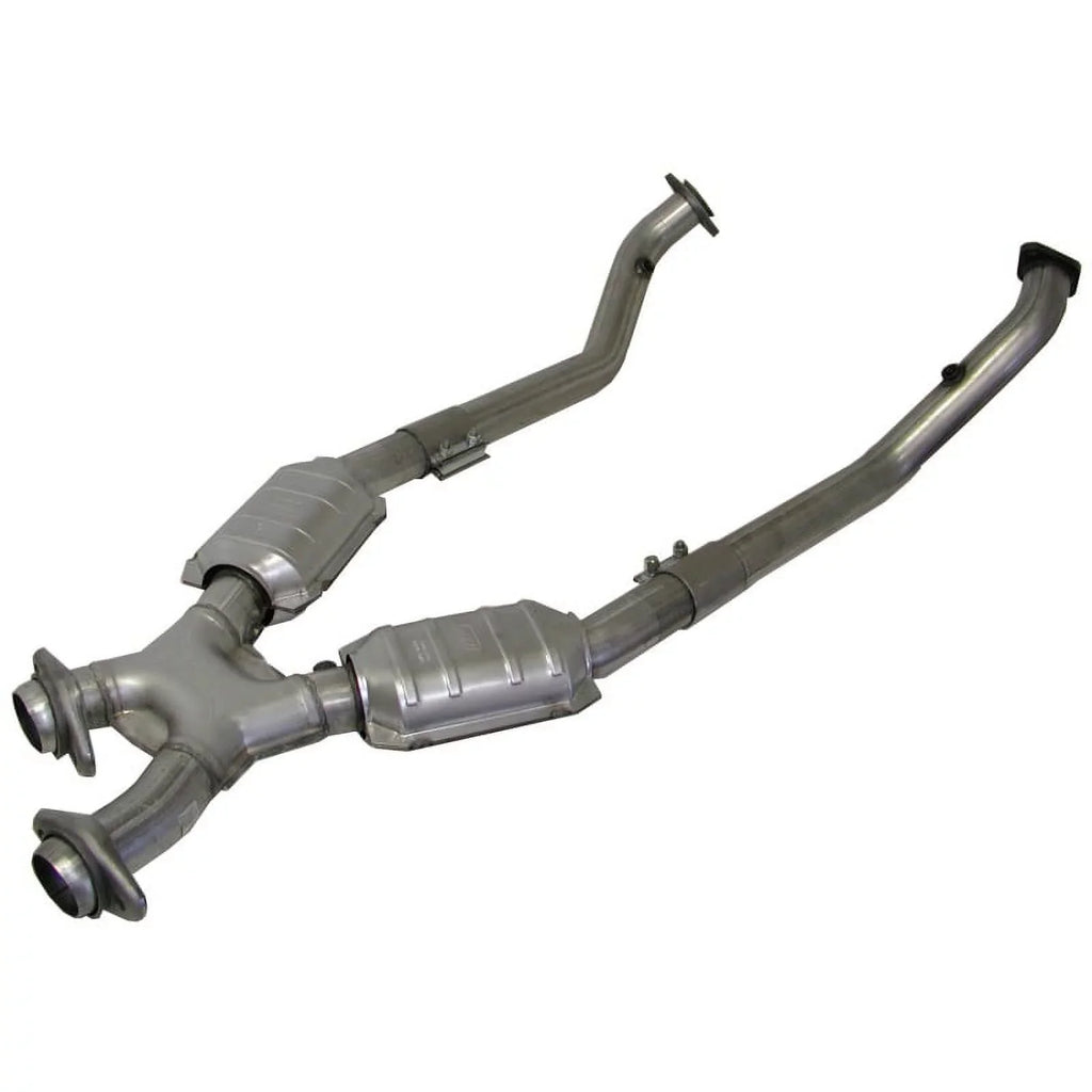 BBK 96-98 Mustang 4.6 GT High Flow X Pipe With Catalytic Converters - 2-1/2 Fits select: 1996-1998  MUSTANG