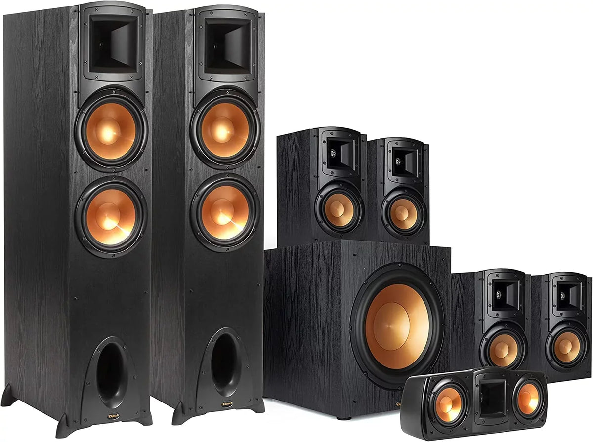 Klipsch Synergy Black Label F-300 7.1 Powerful and Efficient Cinema-superior Home Theater System