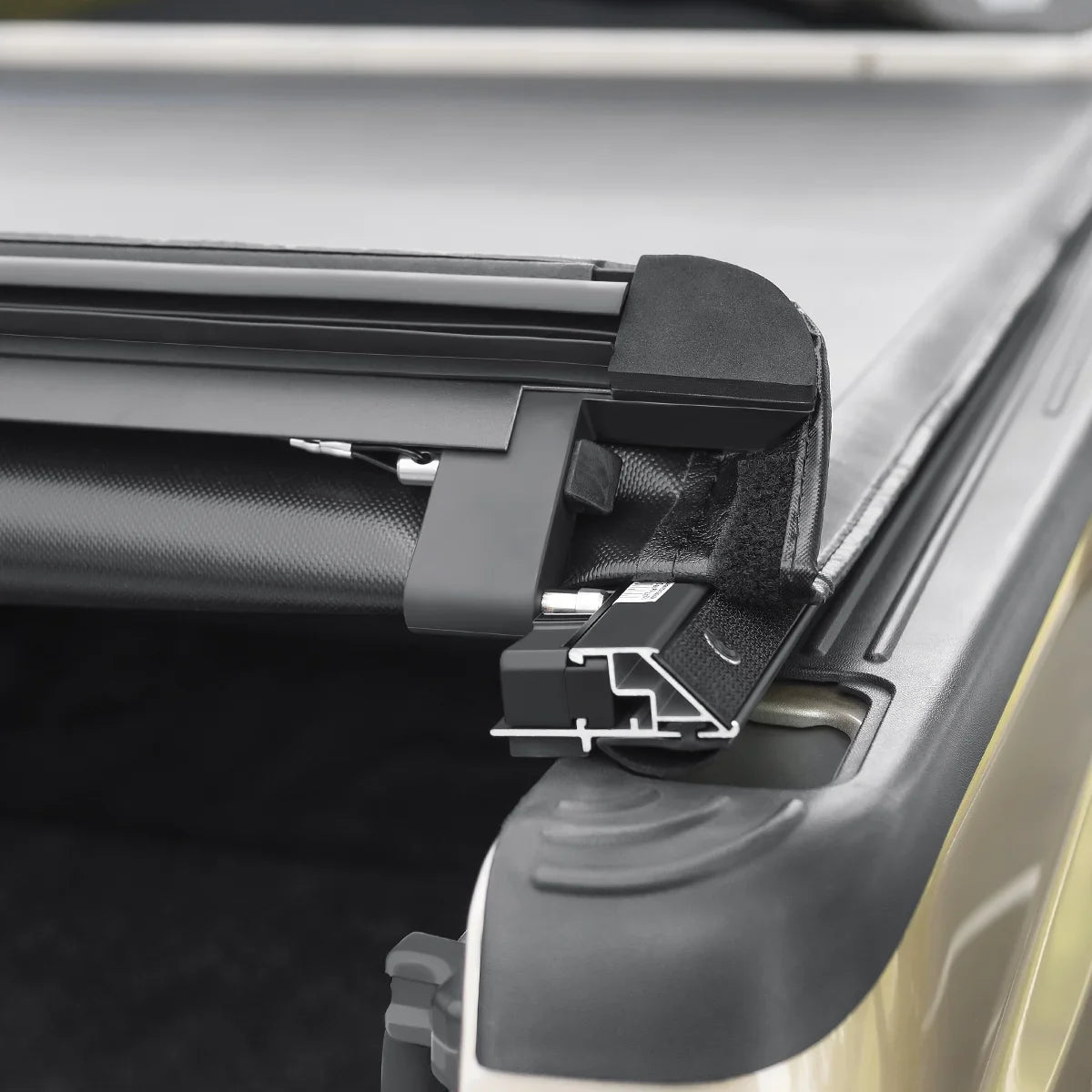 Auto Drive Soft Roll up Truck Bed Tonneau shield Fits 2009-2023 Ram 1500 5.7FT Bed (67.4") w/o RamBox