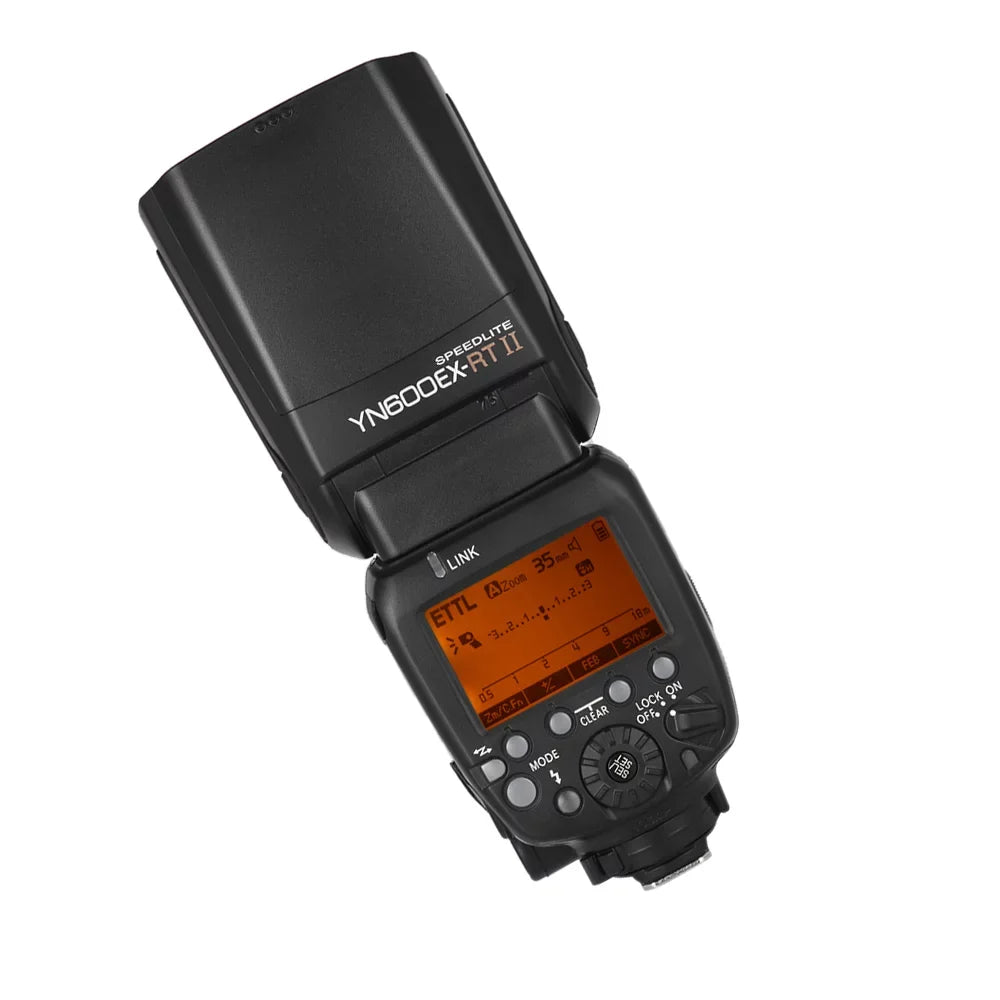 YN600EX-RT II Professional TTL Master Flash Speedlite with 2.4G Wireless, 1/8000s HSS, GN60, Auto/Manual Zooming, suitable with Camera as 600EX-RT YN6000 EX RT II