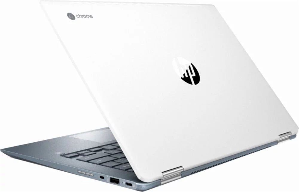 '- 2-in-1 14" Touch-Screen Chromebook -  Core i3 - 8GB Memory - 64GB eMMC Flash Memory -  Finish In Ceramic White And Cloud Blue Touchscreen Laptop Notebook 14-DA0011DX