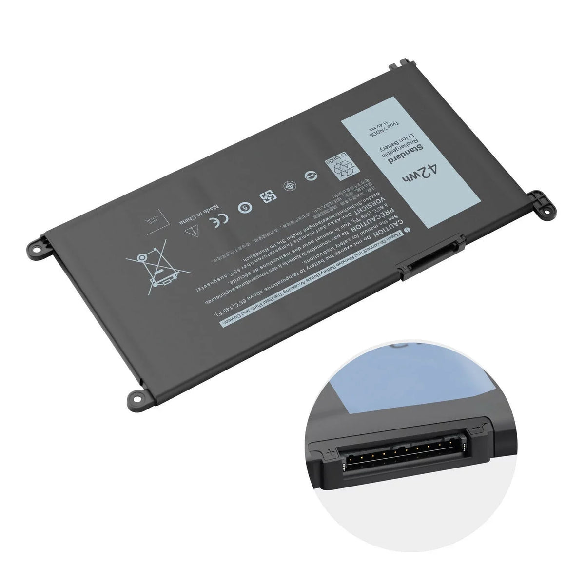 Type YRDD6 Battery For  Inspiron 14 5000 2-in-1 5480 5482 series VM732 FAST