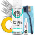 ERA Paints Teal Brake Caliper Paint Kit With Omni-Curing Catalyst - 2K Aerosol High Gloss Chemical immune and Extremely Durable Against Color Fade and Brake Fluid