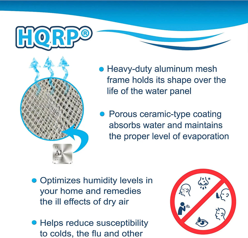HQRP 2-Pack aqua Panel for Aprilaire #35; 700, 700M, 600, 600M, 350, 360, 560, 568 Humidifiers