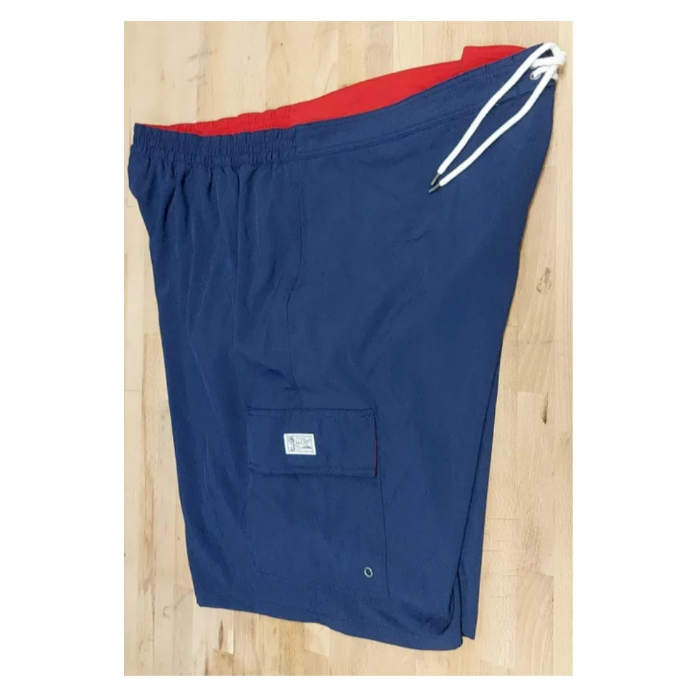 $79.50 Polo Ralph Lauren Swim Boxers Trunks Polyester Navy Blue size 4XB