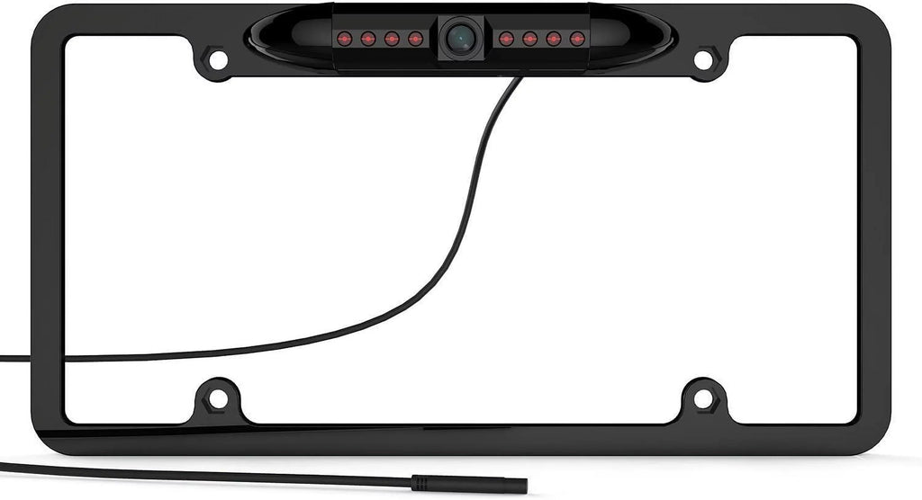 CAM108 Backup Camera License Plate HD Night Vision Rear View 170° Angle Waterproof appropriate with Pioneer Car Radio DMH-100BT DMH-WT8600NEX DMH-160BT DMH1770NEX AVH-120BT AVH-210EX AVH-2550NEX