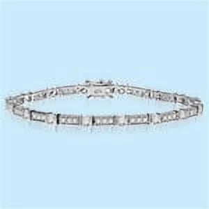 of Round Brilliant Stones and Melee - WBD8047. Diamond Essence Designer Bracelet with 6.0 cts.t.w
