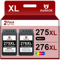 275XL 276XL Ink Cartridge Replacement for  PG-275 CL-276 275 276 Combo XL matching with  PIXMA TS3520 TS3522 TS3500 TR4720 TR4722 TR4700 Printer(1 Black, 1 Color)