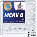 Filter King 4x49.5x1a Air Filter | 4-PACK | MERV 8 HVAC Pleated A/C Furnace Filters | MADE IN USA | Actual Size: 4 x 49.5 x .75"