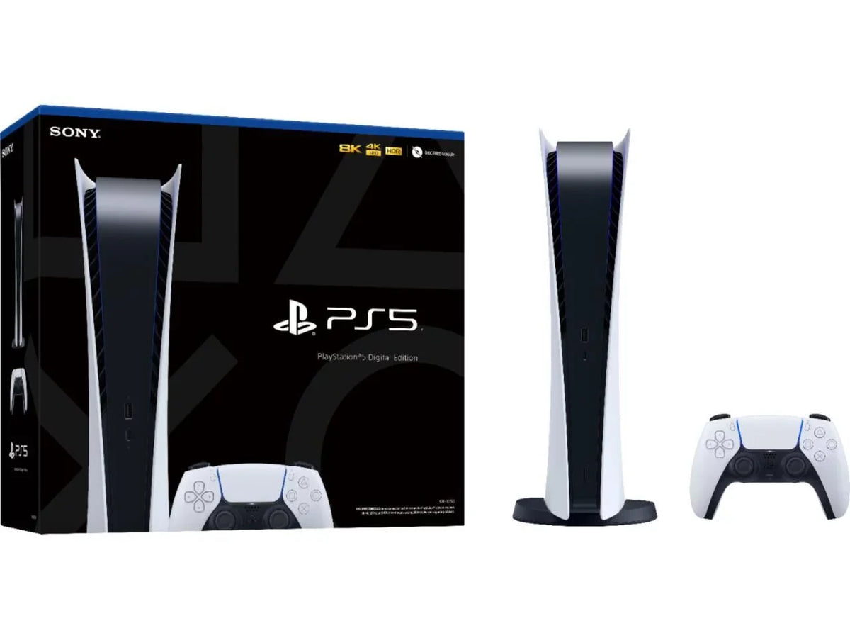TEC New  PlayStation_PS5 Video Game Console (Digital Edition) with God of War (GOW) Ragnarök Bundle -PlayStation - 5
