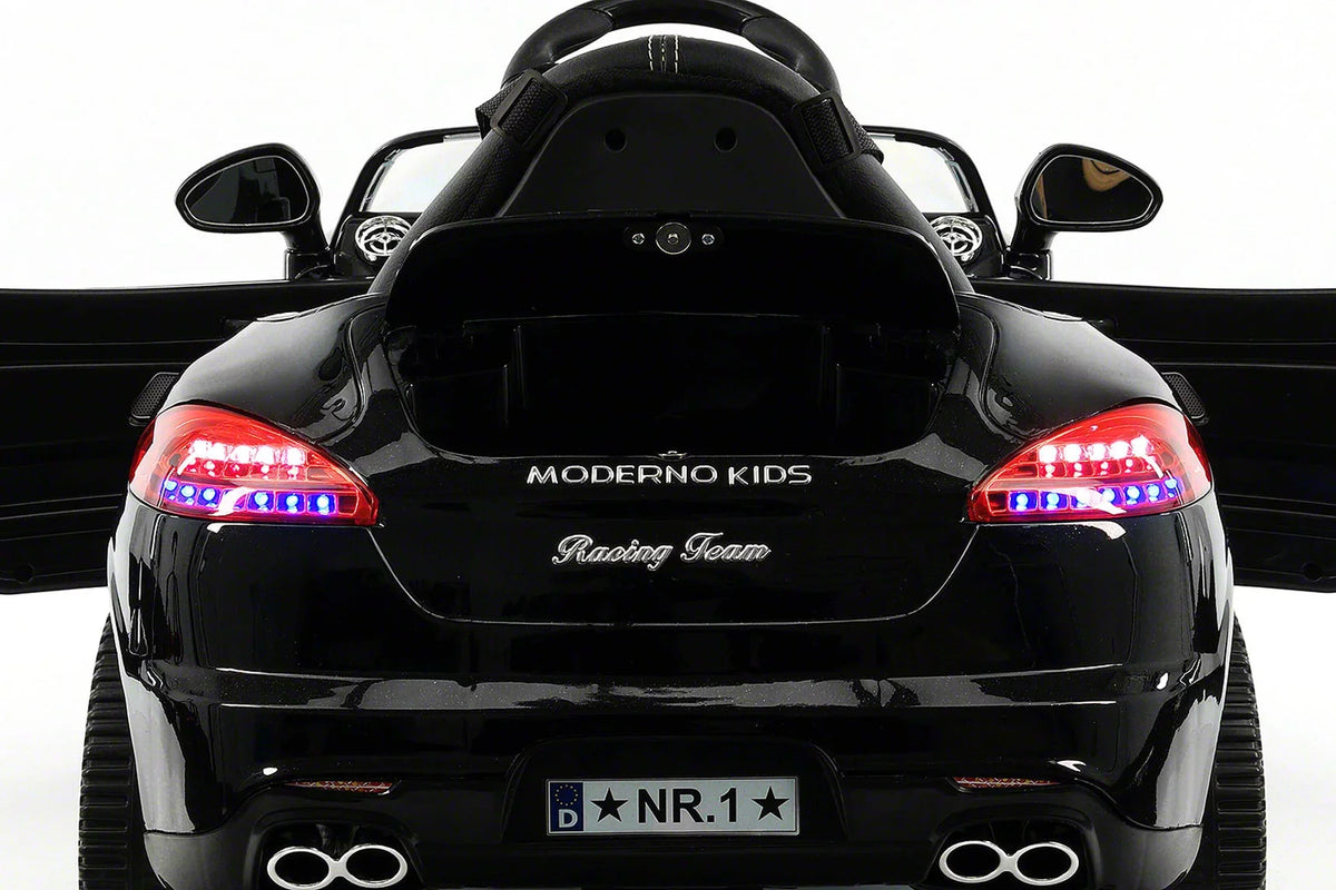 Kiddie Roadster 12V Kids Electric Ride-On Car with R/C Parental Remote | Black Metallic